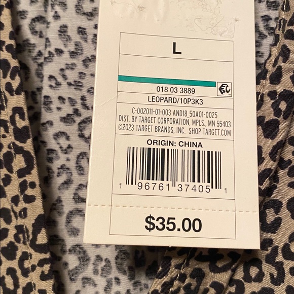 A New Day Leopard Print High Low Dress…size L - Picture 7 of 7